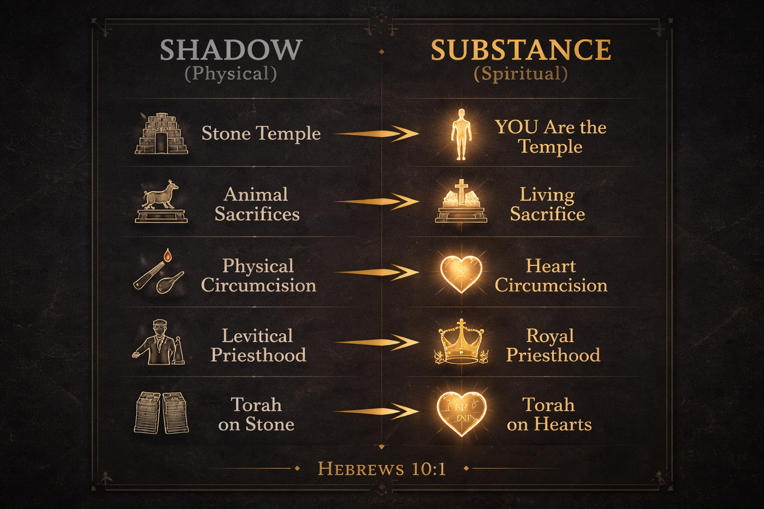 Shadow to Substance - Physical to Spiritual Shift