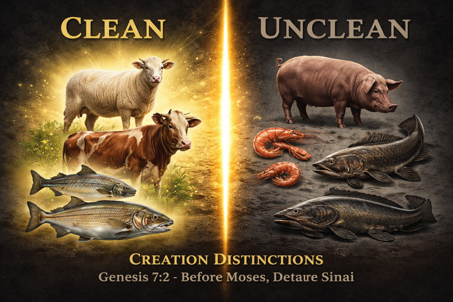 Clean and Unclean Animals - Creation Distinctions