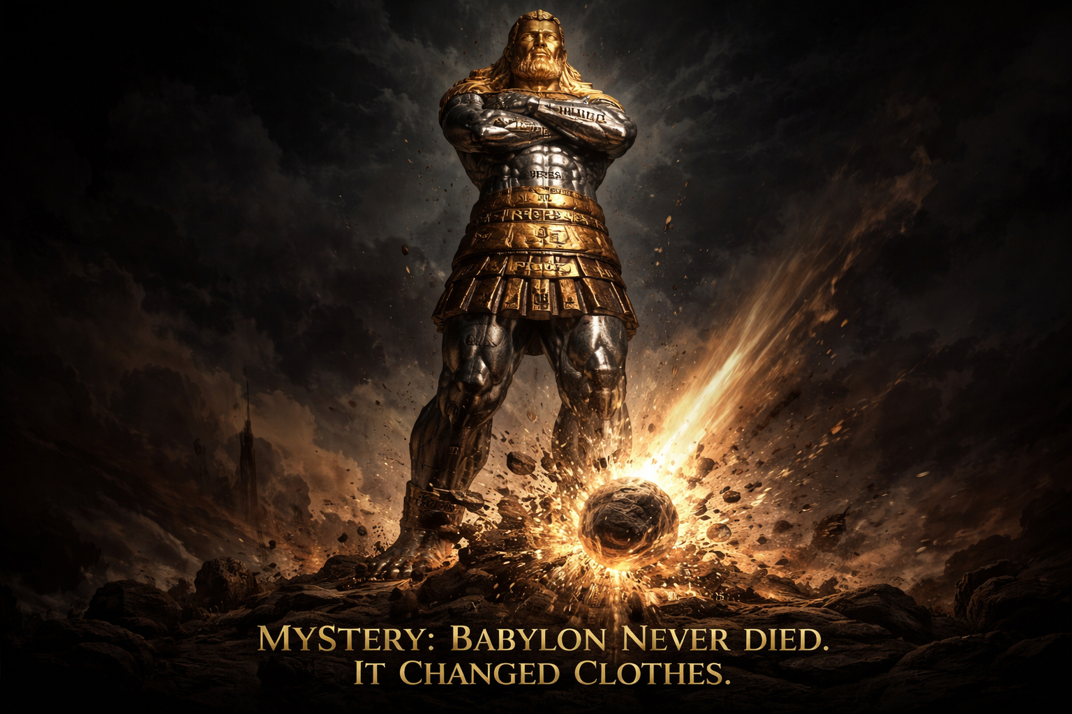 Nebuchadnezzar Statue - Babylon Never Died It Changed Clothes