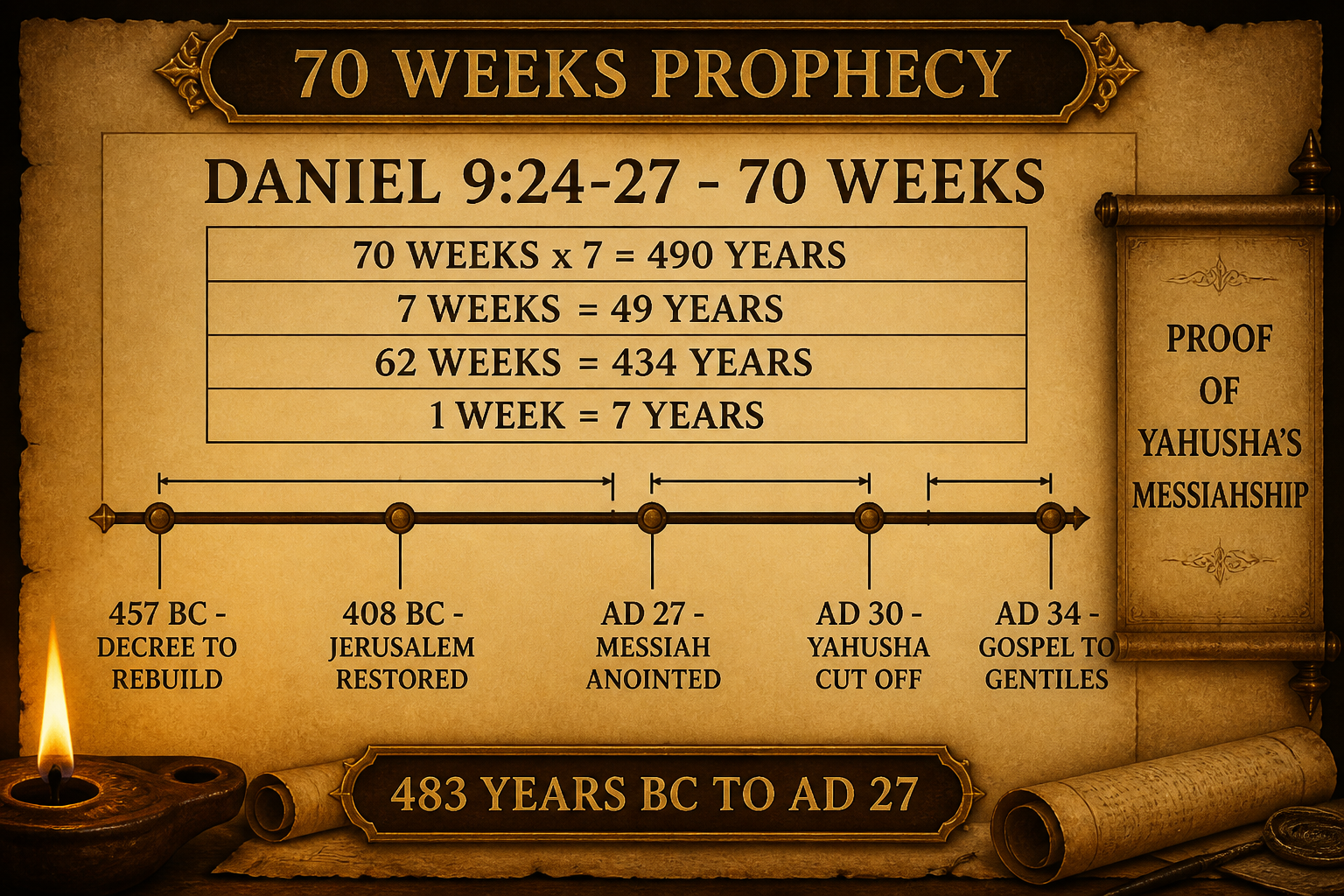ADULT Daniel9 70Weeks Math