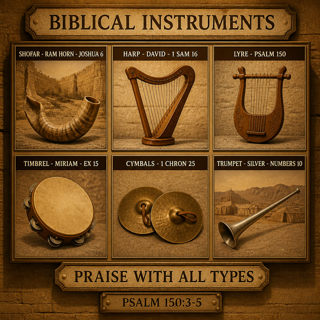 ADULT Music Biblical Instruments