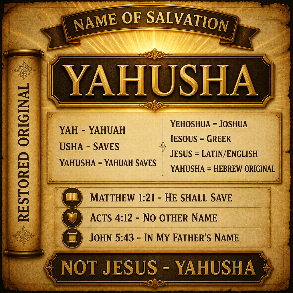 ADULT SN Yahusha Etymology