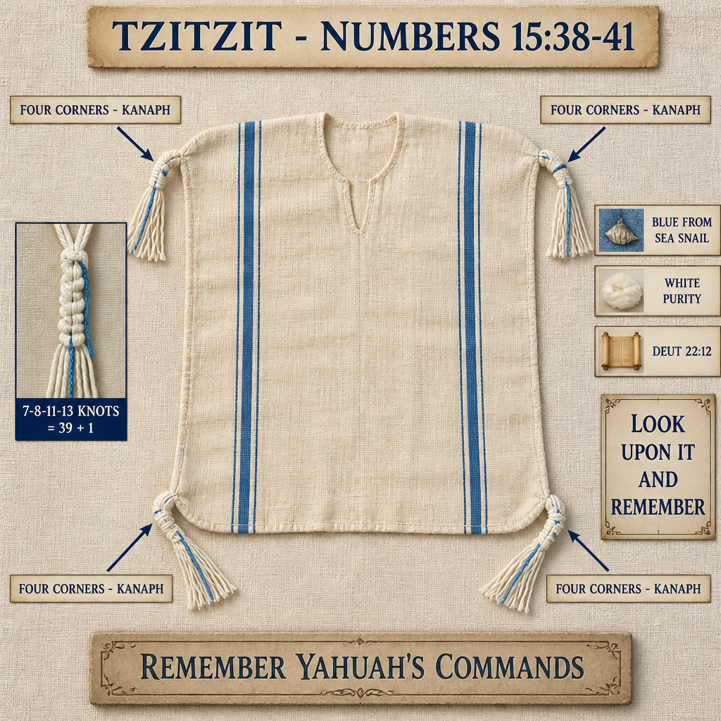 ADULT Tzitzit Numbers15