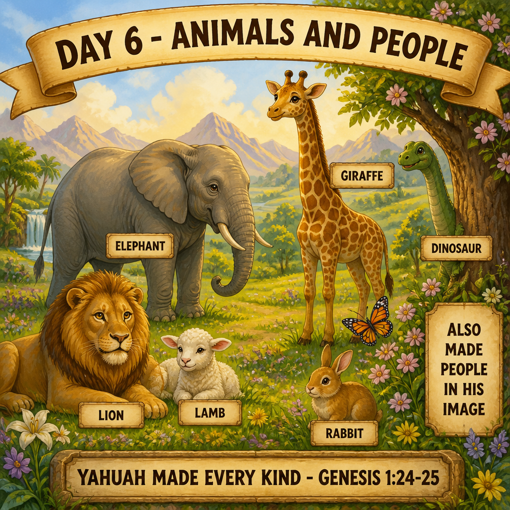 CHILD Creation Day 6 Animals