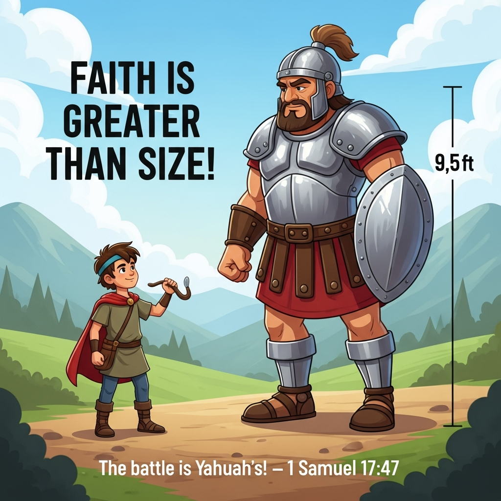 CHILD David and Goliath