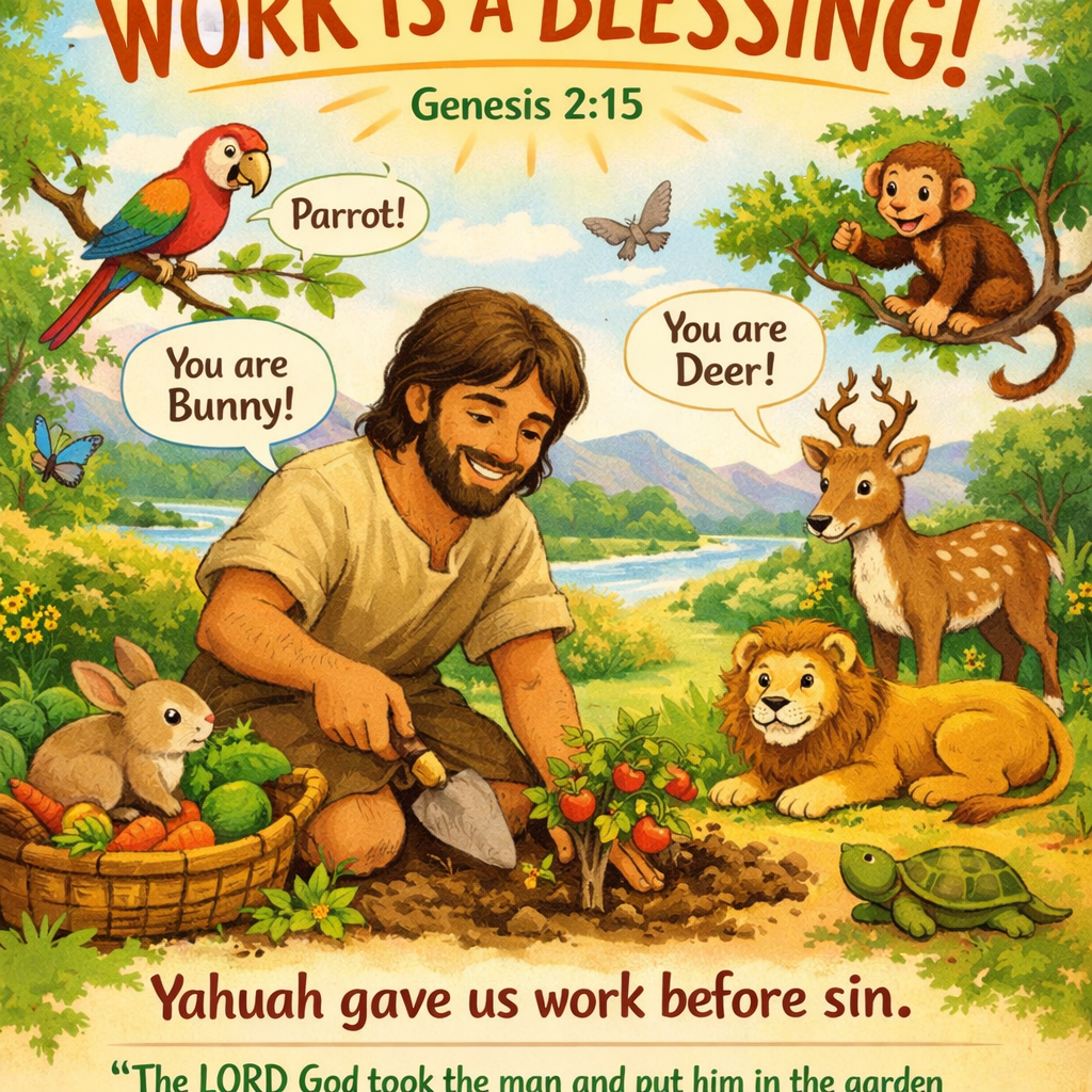 Helping Adam Working