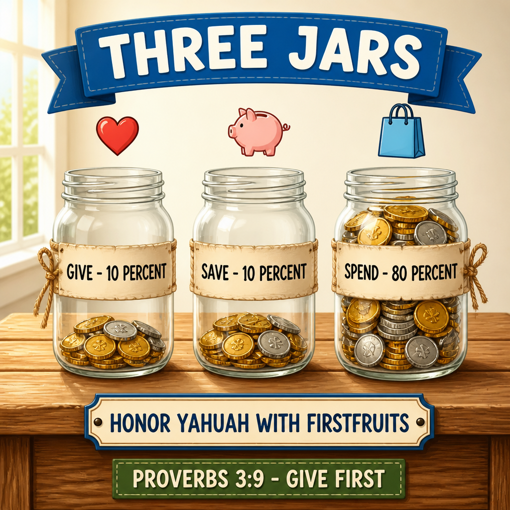 CHILD Money Three Jars