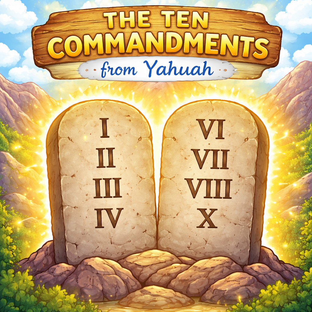CHILD Ten Commandments Tablets