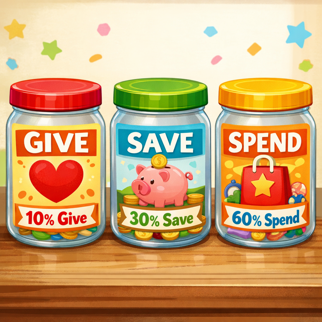 CHILD Three Jars