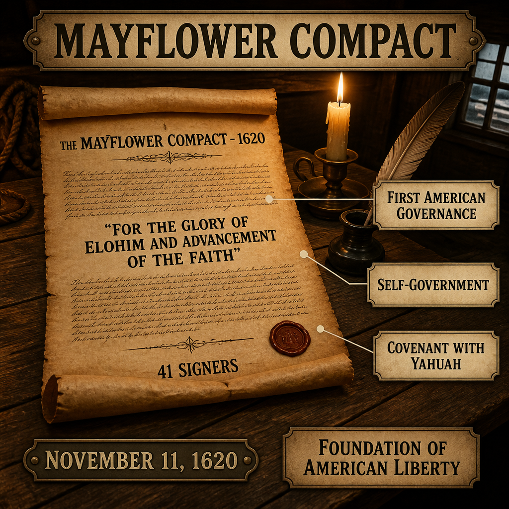 YOUTH Found Mayflower Compact