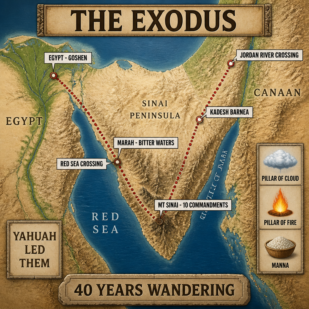 YOUTH Hist Exodus Route