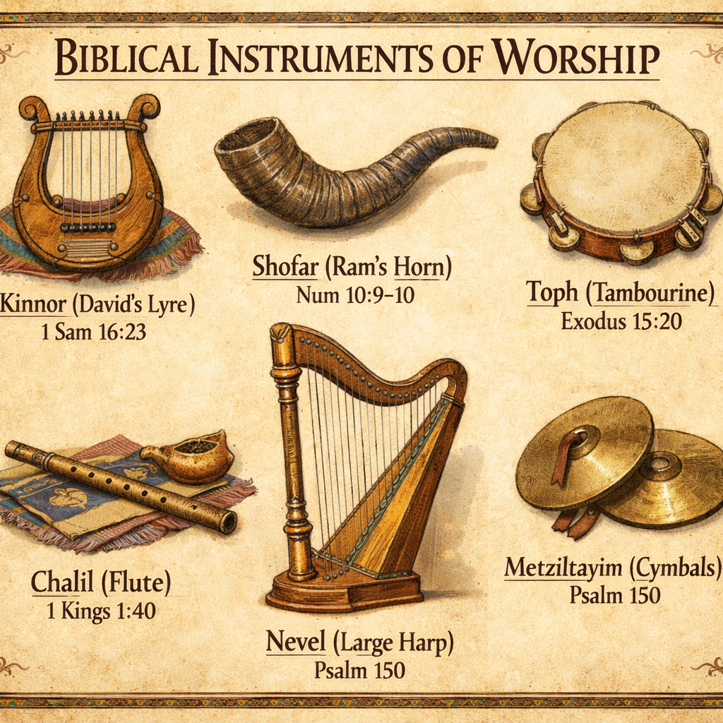 biblical instruments worship