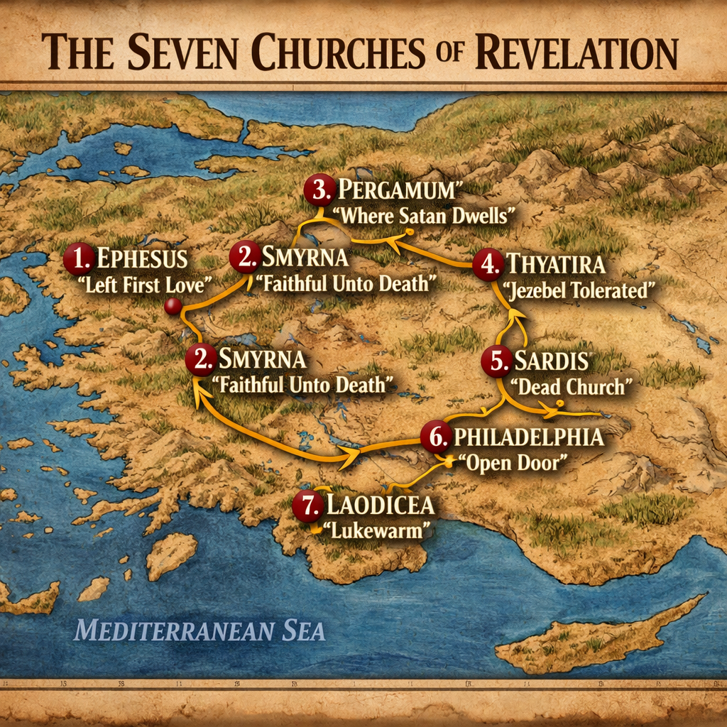 Seven Churches Map