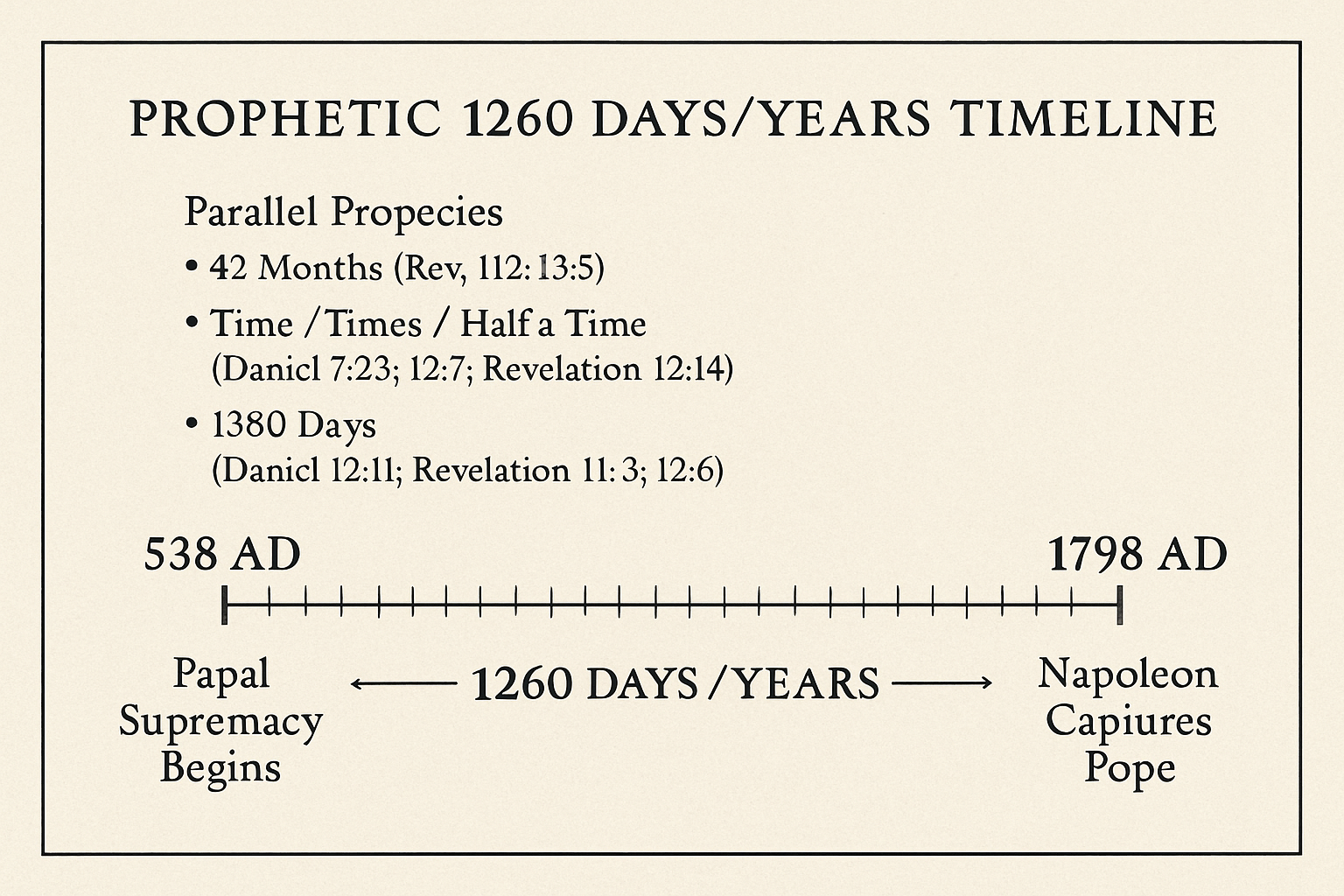 ADULT 1260 Days Timeline