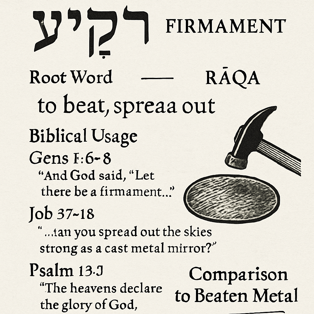 Firmament Hebrew Analysis