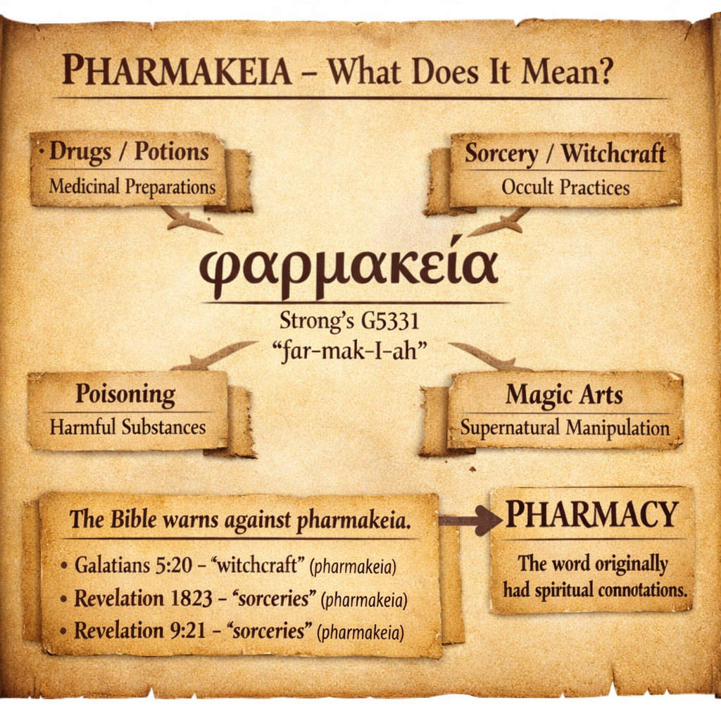 YOUTH Pharmakeia Greek Word Study