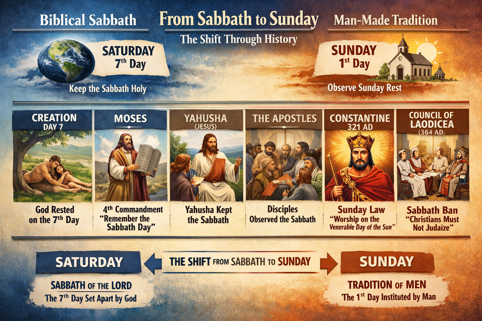 Sabbath History Timeline